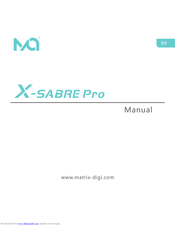 Matrix X-Sabre Pro Manual