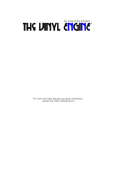 Vinyl Engine Goldring-Lenco GL 75 Instruction Manual