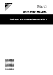 Daikin EWWD120MBYNN Operation Manual