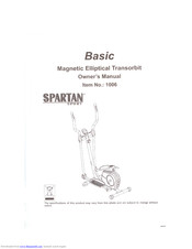 Spartan Basic 1006 Owner's Manual