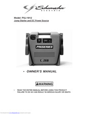 Schumacher Electric Psj 1812 Manuals Manualslib