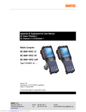 Bartec MC 9090ex RFID / LF Manual