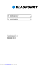 Blaupunkt 5BC311.0 Instruction Manual