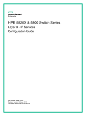 HPE 5800 Series Configuration Manual