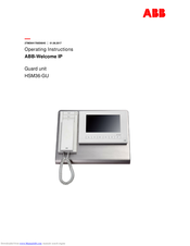 ABB Welcome IP HSM36-GU Operating Instructions Manual