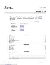 Texas Instruments ADS8372EVM User Manual
