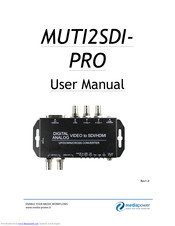 Mediapower MUTI2SDI-PRO User Manual