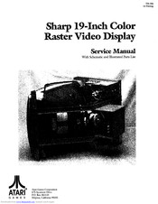 Atari Sharp XM-2001N Service Manual
