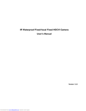 Dahua HAC-HFW1200D User Manual