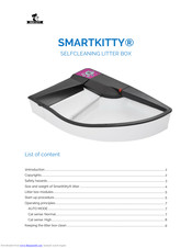 SmartKitty SELF CLEANING LITTER BOX User Manual