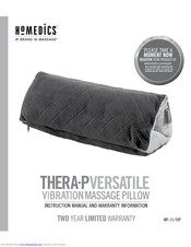 HoMedics MP-15-THP Instruction Manual And  Warranty Information