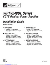 Altronix WPTV248UL Series Installation Manual