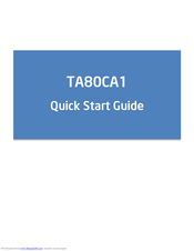 ECS TA80CA1 Quick Start Manual
