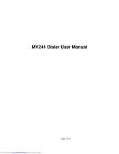 Axesstel MV241 User Manual