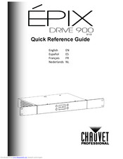 Chauvet Epix Drive 900 Quick Reference Manual