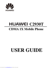 Huawei C2930T User Manual