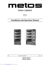 Metos 2025335 Installation And Operation Manual