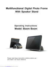 3NOD AUDIO&VIDEO Boom Boom Operating Instructions Manual