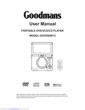 Goodmans GDVD90W13 User Manual