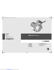 Bosch GDM 13-34 Professional Original Instructions Manual