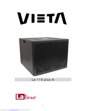 VIETA La-115S plus A User Manual