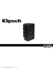 Klipsch CP-6T Owner's Manual