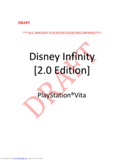 Disney INF-8039228 User Manual