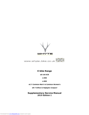 Whyte E-800 Supplementary Service Manual