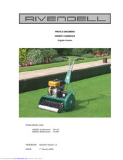 Protea Turf Equipment 610 Groomer Owner's Handbook Manual