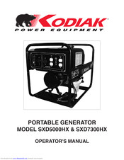 Kodiak SXD7300HX Operator's Manual