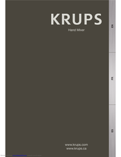 Krups GN492851 User Manual