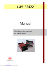 Frankonia LWL-RS422 Manual