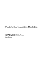 Huawei u8820 User Manual