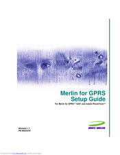 Novatel Merlin for GPRS G301 Setup Manual