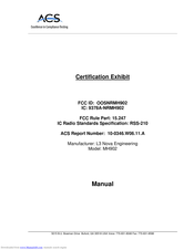 L3 Nova Engineering NovaRoam MH902 User Manual