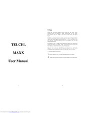Telcel MAXX User Manual