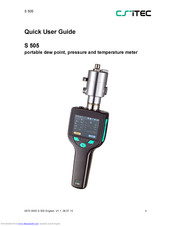 CS-iTEC S 505 Quick User Manual