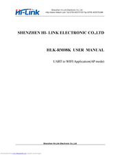 SHENZHEN HI- LINK ELECTRONIC HLK-RM08K User Manual