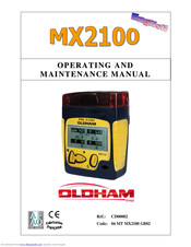 Oldham MX 2100 Operating And Maintenance Manual