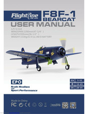 Flightline F8F-1 User Manual