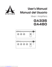 A SYSTEMS GA460 User Manual