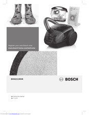 Bosch BGN22128GB Instruction Manual