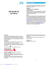 Zte BLADEV 8 User Manual