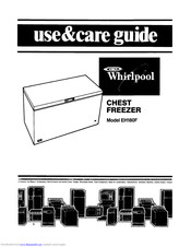 Whirlpool EH180F Use & Care Manual