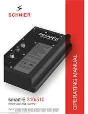 SCHNIER 810403 Operating Manual