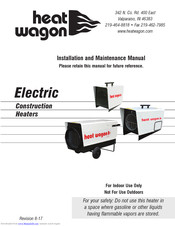 Heat Wagon P1800-3 Installation And Maintenance Manual