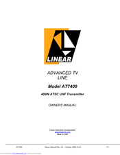 Linear AT7400 Owner's Manual