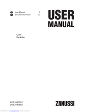 Zanussi ZOB35805XK User Manual
