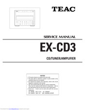 Teac EX-CD3 Service Manual