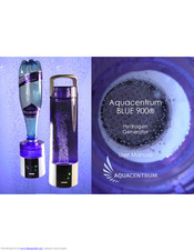 Aquacentrum Blue 900 User Manual